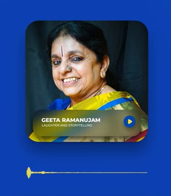Laughter and storytelling by Geeta Ramanujam