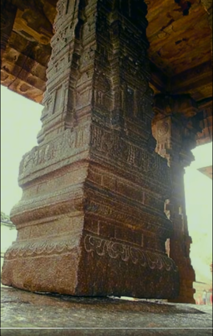 Temple pillers are sting in the air